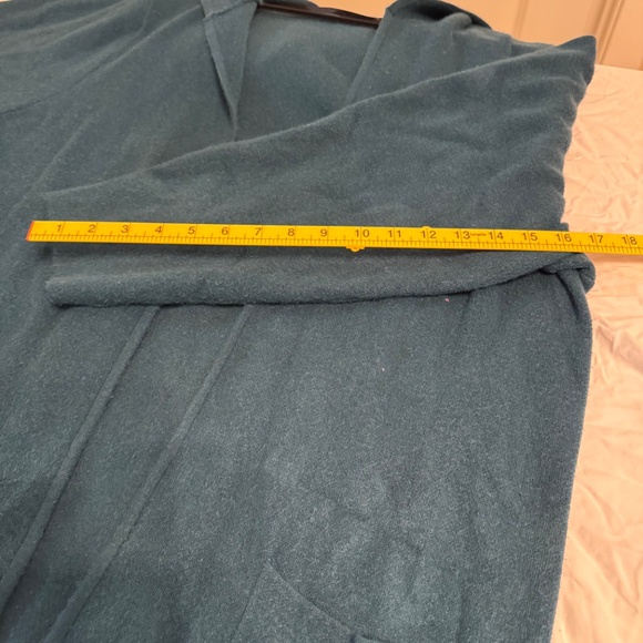 Hooded Open-Front Cardigan — Teal/Peacock - Picture 7 of 12